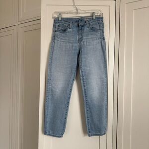 AG AG-ED Straight Leg Jeans — Faded Light Wash — Size 27